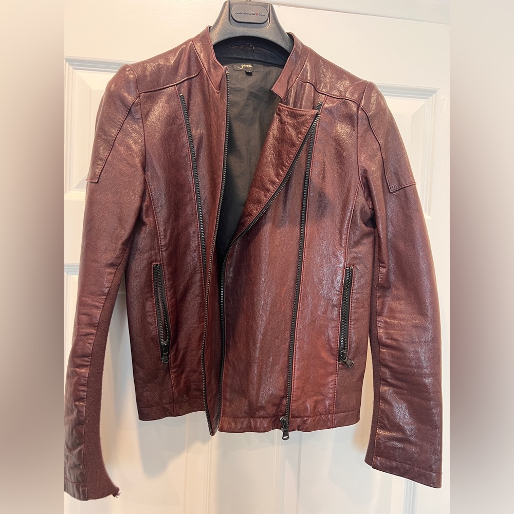 Luxury Leather Moto Jacket | Limited Edition | Premium Quality | Size XS